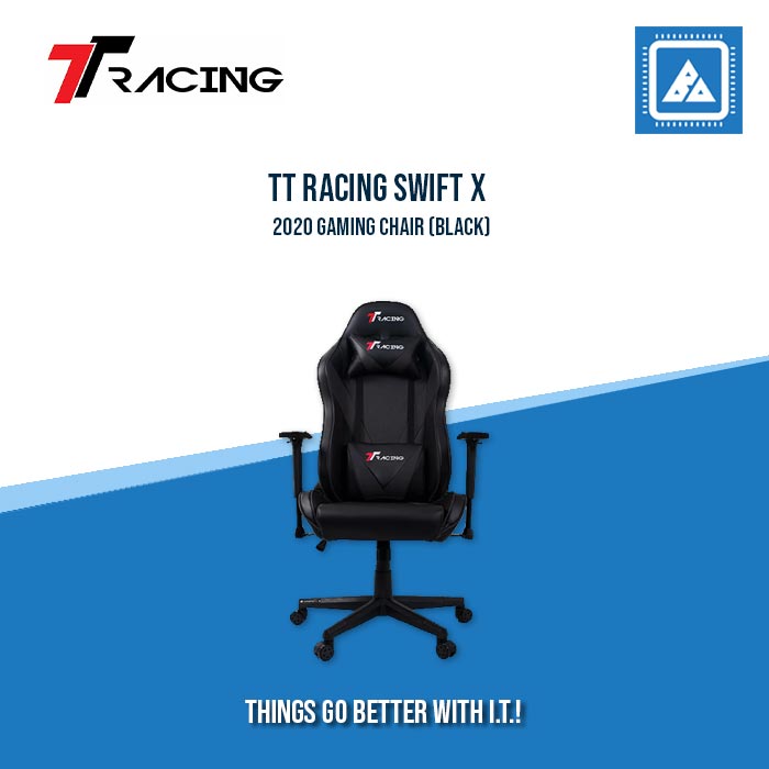TT RACING SWIFT X 2020 GAMING CHAIR (BLACK) TT RACING SWIFT X 2020 GAMING CHAIR (BLACK)